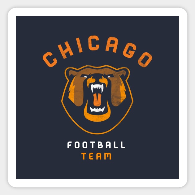 Fierce Chicago Bears Football Tailgate Party Sunday Sticker by BooTeeQue